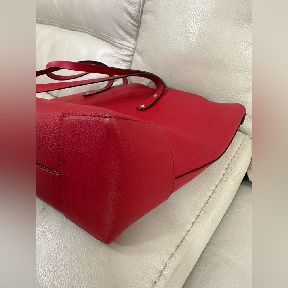 Burberry Red Tote - Picture 10 of 13